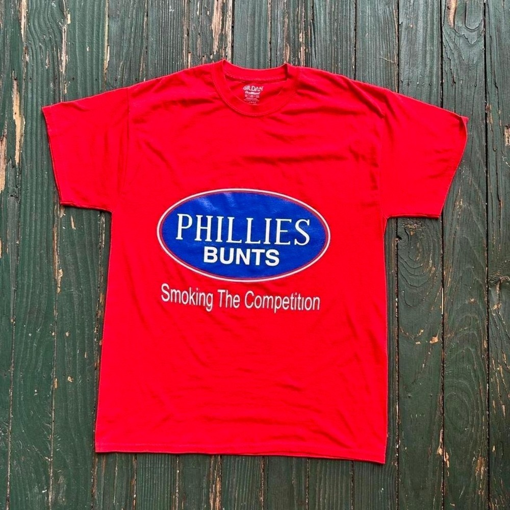 Phillies Bunts red and blue tee